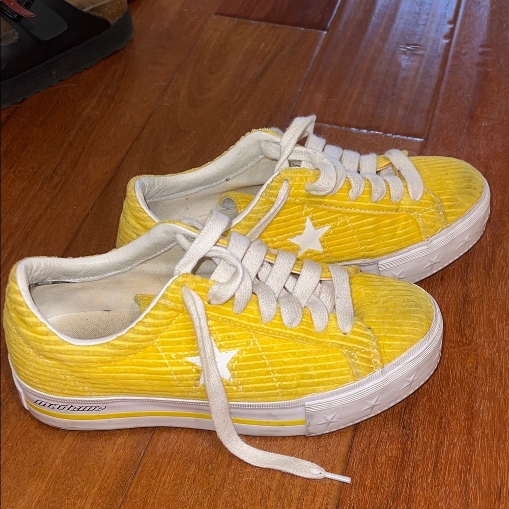 Converse Yellow Star Sneakers